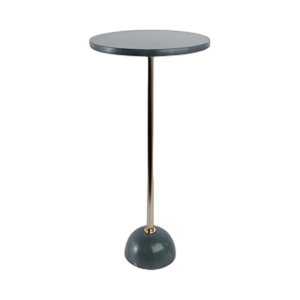 TABLE DE ACENTO DE BASE DE BOLA DE MÁRMOL 25X12, VERDE/ORO