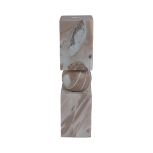 SOPORTE DE CÓN DE MÁRMOL DE 12X3´´ , TAN MULTI