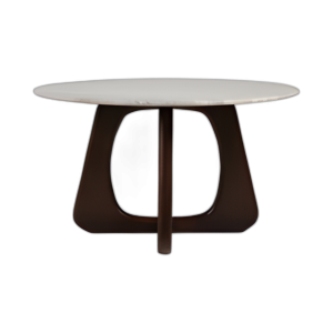 MESA DE COFEE SUPERIOR DE MÁRMOL DE 30X17´´ , BEIGE/MARRÓN