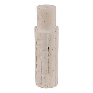 SOPORTE DE TRAVERTINO DEL BORDE CRUDO DE 7X2´´ , TAN