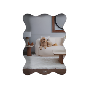 MARCO DE FOTOS DE SQUIGGLE DE 5X7´´ , BLANCO