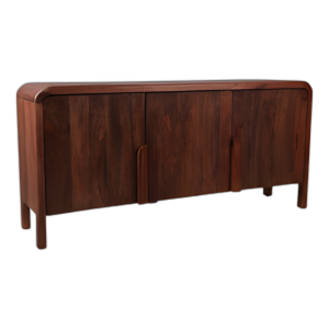 GABINETE DE MANGO CURVO DE 63X30´´ , MARRÓN