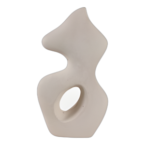 ESCULTURA DE RECORTES DE PAPEL DE 15X8´´ , BLANCO