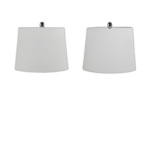 LÁMPARAS DE MESA S/2, CRYSTAL 26´´ , PLATA