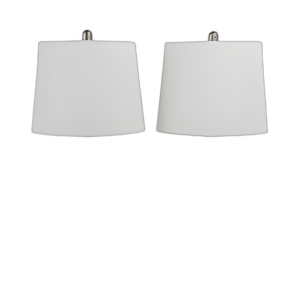 LÁMPARAS DE MESA S/2, CRYSTAL 27´´ , PLATA