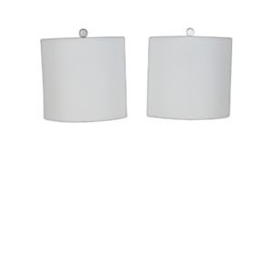 LÁMPARA DE MESA S/2 CRYSTAL 28´´ , PLATA