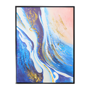 30X40 LIENZO ABSTRACTO PINTADO A MANO, MULTI