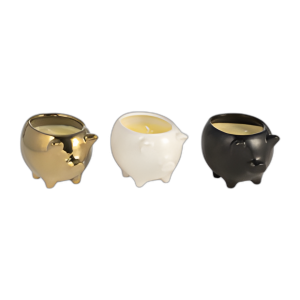 S/3 7´´ 9 OZ DE VELA DE VELA DE SÁNDALO DE VAINILLA, MULTI