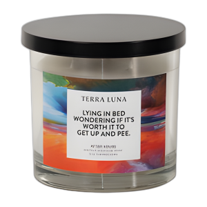 4´´ 12 OZ ACOSTADO EN LA CAMA VELA TAPA