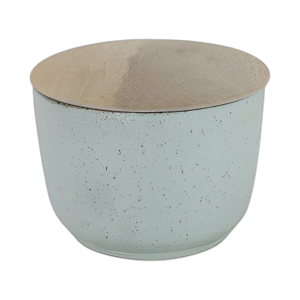 4´´ 7 OZ DE VELA WILD JASMINE & DAISY CON TAPA, AZUL