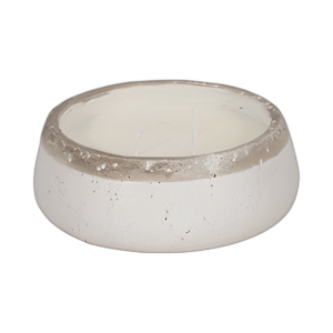 VELA DE SAGE Y SAF BOWL DE MADERA DE 10´´ 35 OZ, MARFIL
